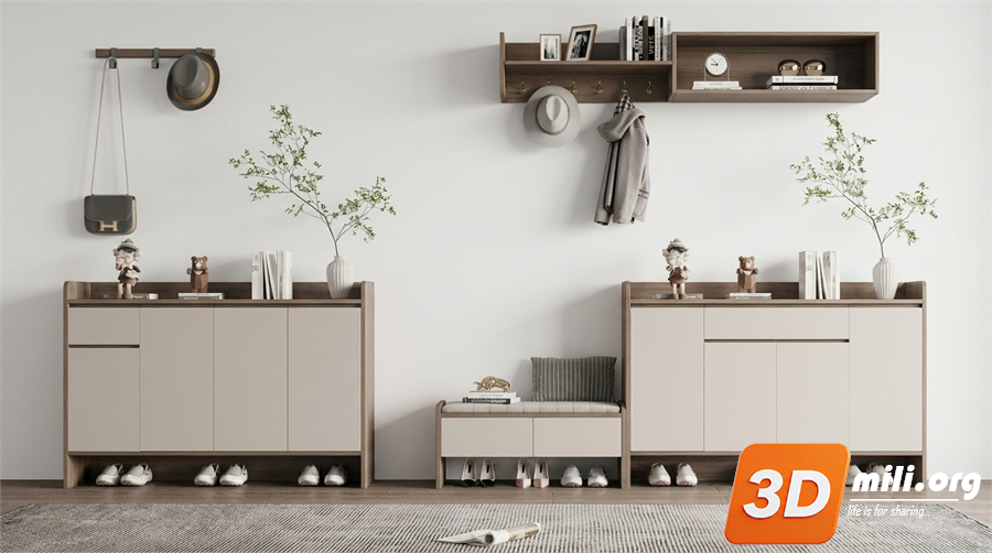 Shoe cabinet Skp Files